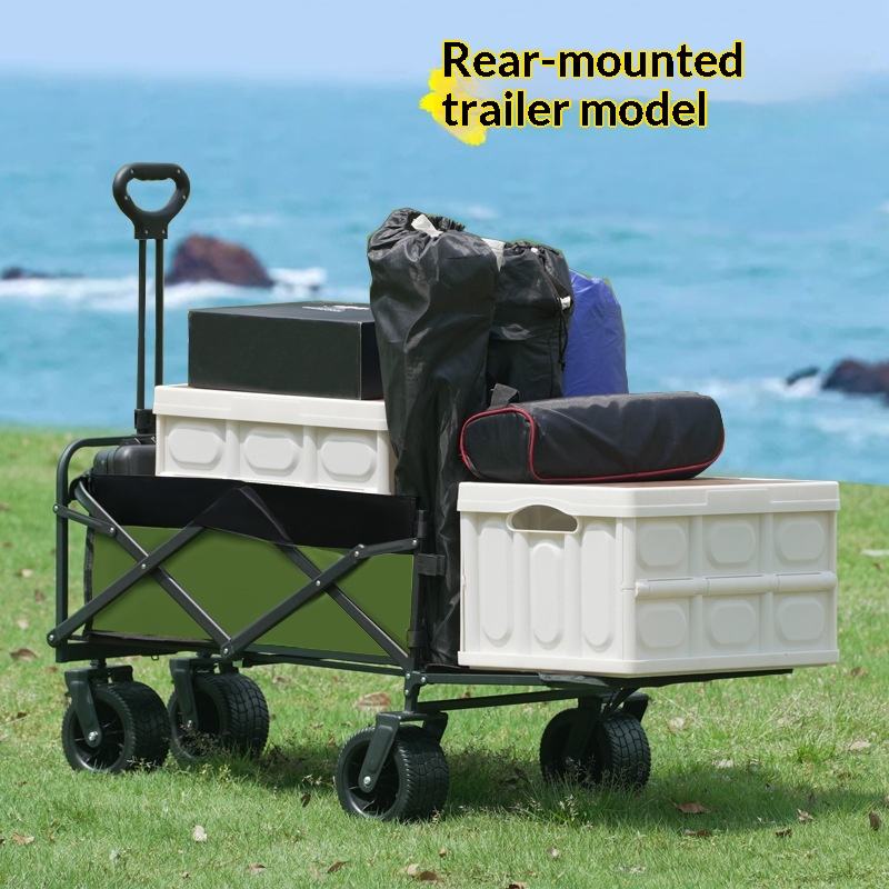Outdoor Furniture With Storage - Fabrika Satışı Dört Tekerlekli Platform Kamp