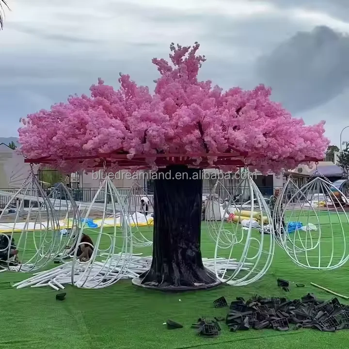 Garden Swing Chair - Fabrika Tedarikli Özel Yapım Yapay Bahçe