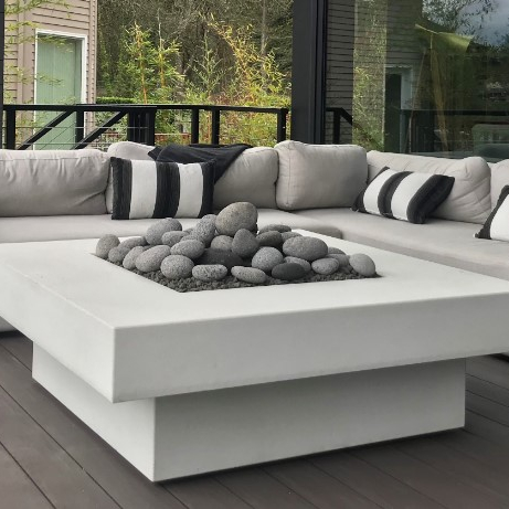Outdoor Furniture Set With Fire Pit - Dış Mekan Kanepe Takımı Ateş Çukuru