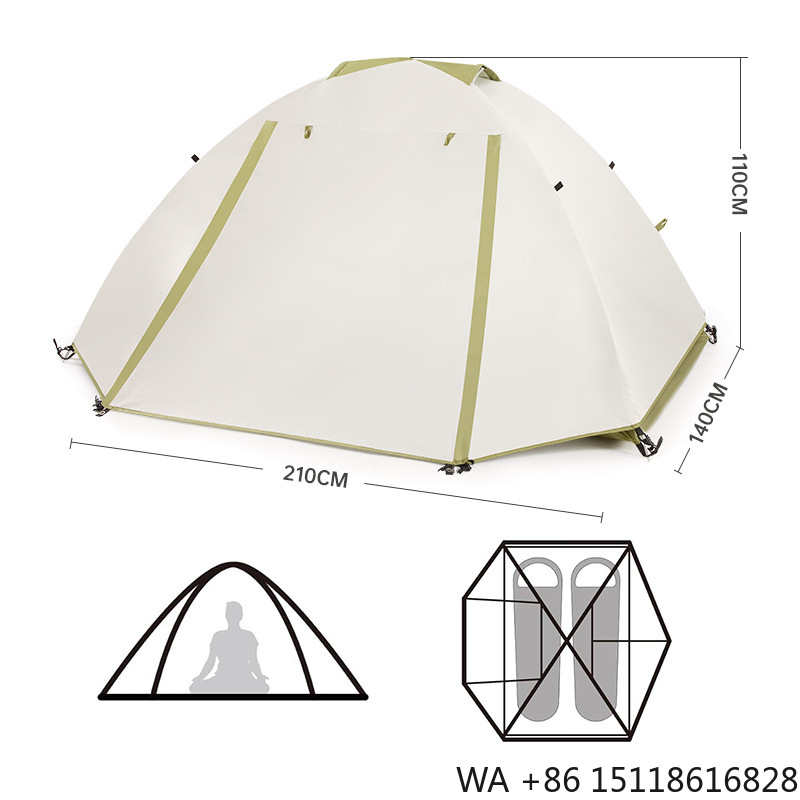Outdoor Furniture Waterproof - Dağcılık Yürüyüşü Trekking Kamp Çadırı Çift