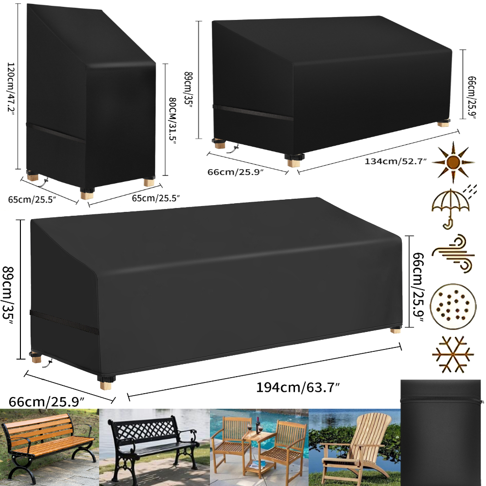 Outdoor Furniture Upholstery Near Me - Su geçirmez Veranda Sandalyesi Toz Örtüleri