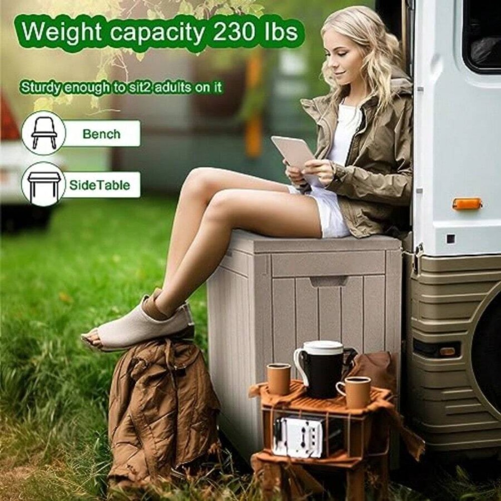 Kilitlenebilir Reçine Bahçe Sa - Outdoor Furniture Weatherproof incelemesi ve fiyatı
