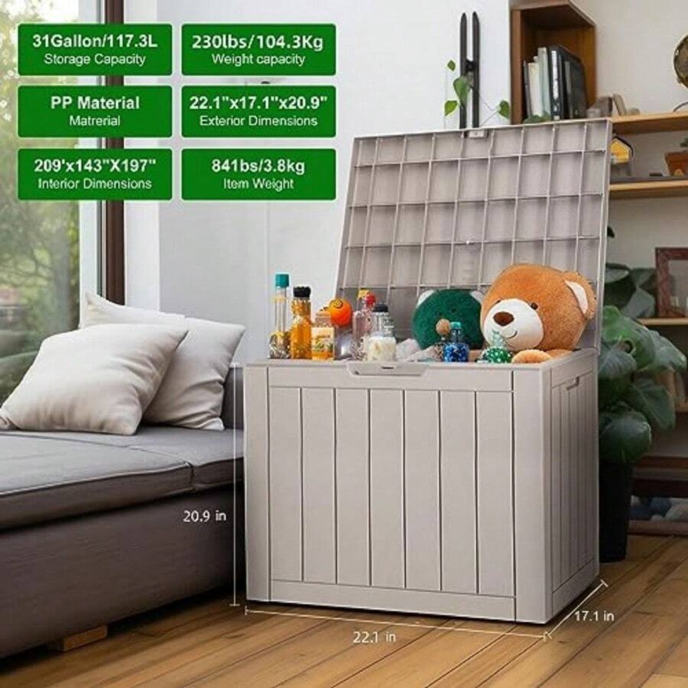 Kilitlenebilir Reçine Bahçe Sa - Outdoor Furniture Weatherproof incelemesi ve fiyatı