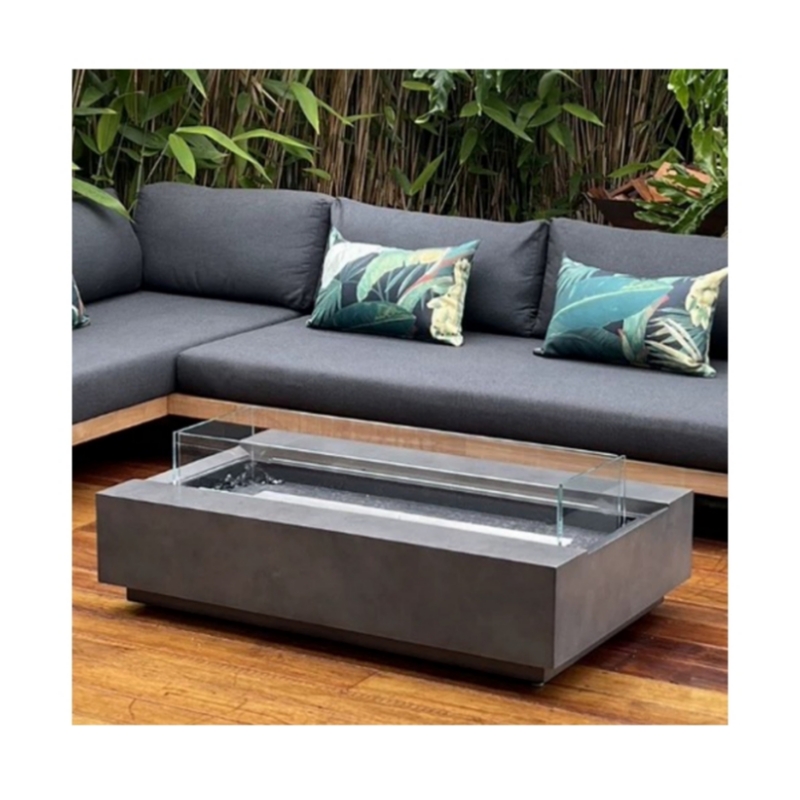 Modern Corten Çelik Şömine Gaz - Outdoor Furniture Set With Fire Pit incelemesi ve fiyatı