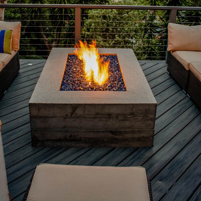 Modern Corten Çelik Şömine Gaz - Outdoor Furniture Set With Fire Pit incelemesi ve fiyatı