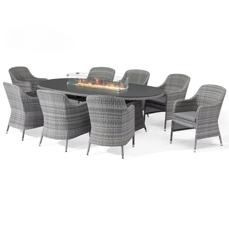 Modern Bahçe Mobilyaları Lüks  - Outdoor Furniture Set With Fire Pit incelemesi ve fiyatı