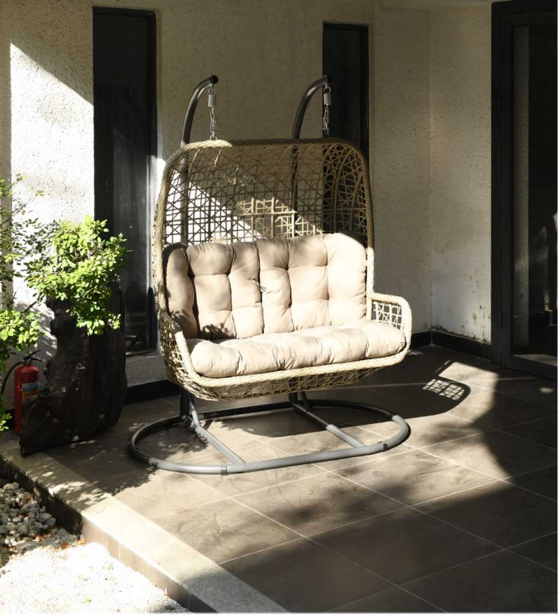 Bahçe Veranda Açık Hava Çift K - Garden Swing Chair incelemesi ve fiyatı