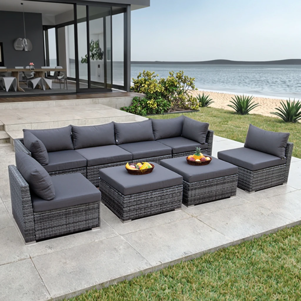 Modern Dış Mekan Mobilyası Kan - Outdoor Furniture Set With Fire Pit incelemesi ve fiyatı