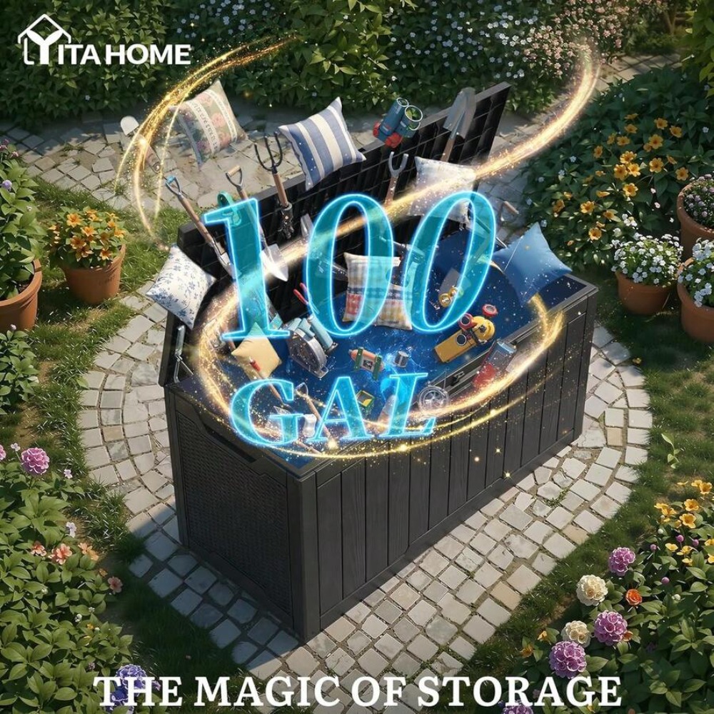 100 Galonluk Büyük Dış Mekan S - Outdoor Furniture With Storage incelemesi ve fiyatı