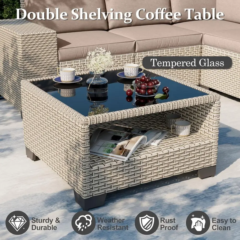 7 Parçalı Dış Mekan Veranda Mo - Outdoor Furniture Set With Fire Pit incelemesi ve fiyatı