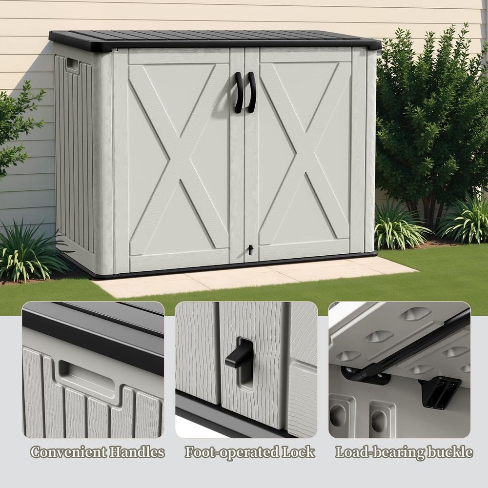 26 Cu.ft Kilitlenebilir Kapılı - Outdoor Furniture With Storage incelemesi ve fiyatı