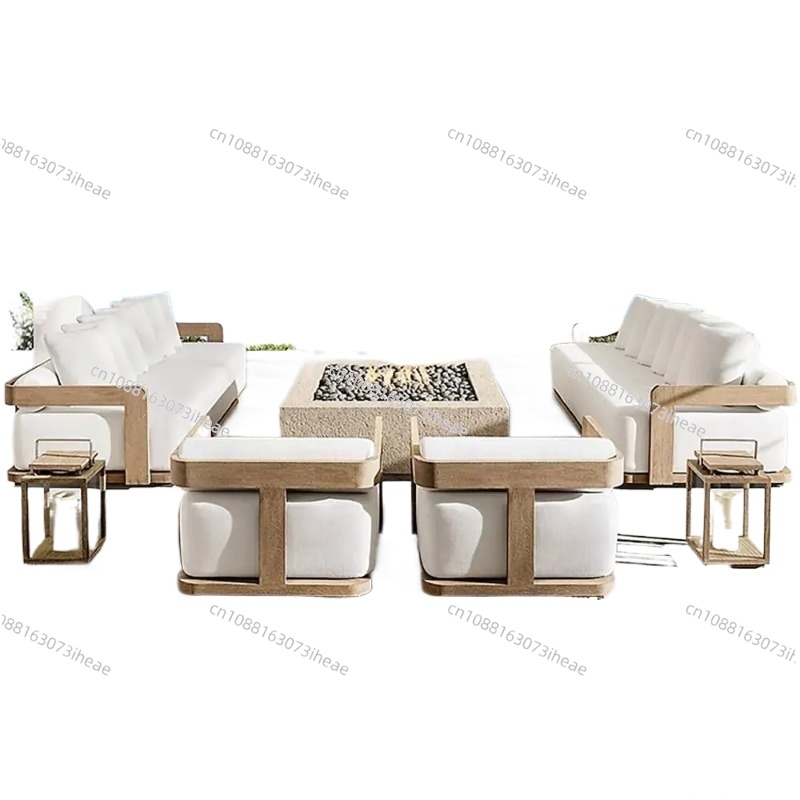 Modern Dış Mekan Mobilya Seti  - Outdoor Furniture Set With Fire Pit incelemesi ve fiyatı