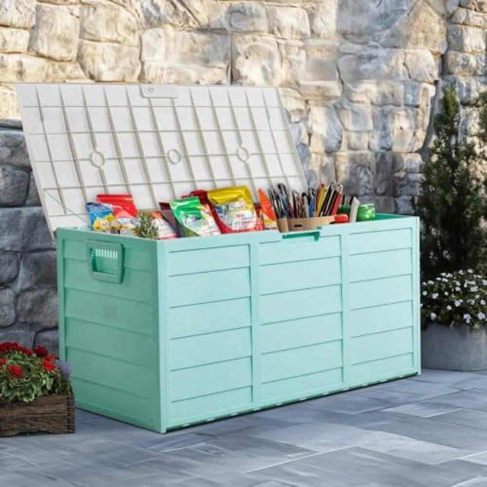 75 Galonluk Büyük Reçine Bahçe - Outdoor Furniture With Storage incelemesi ve fiyatı