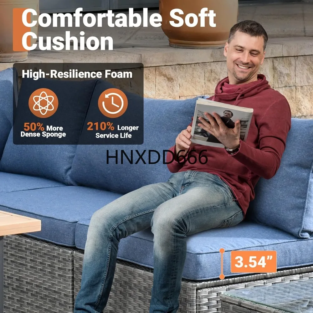 Açık Alan 8 Parçalı Bahçe Mobi - Outdoor Furniture Set With Fire Pit incelemesi ve fiyatı