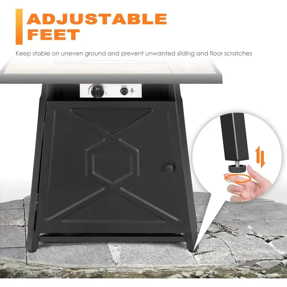 5 Parçalı Dış Mekan Veranda Mo - Outdoor Furniture Set With Fire Pit incelemesi ve fiyatı